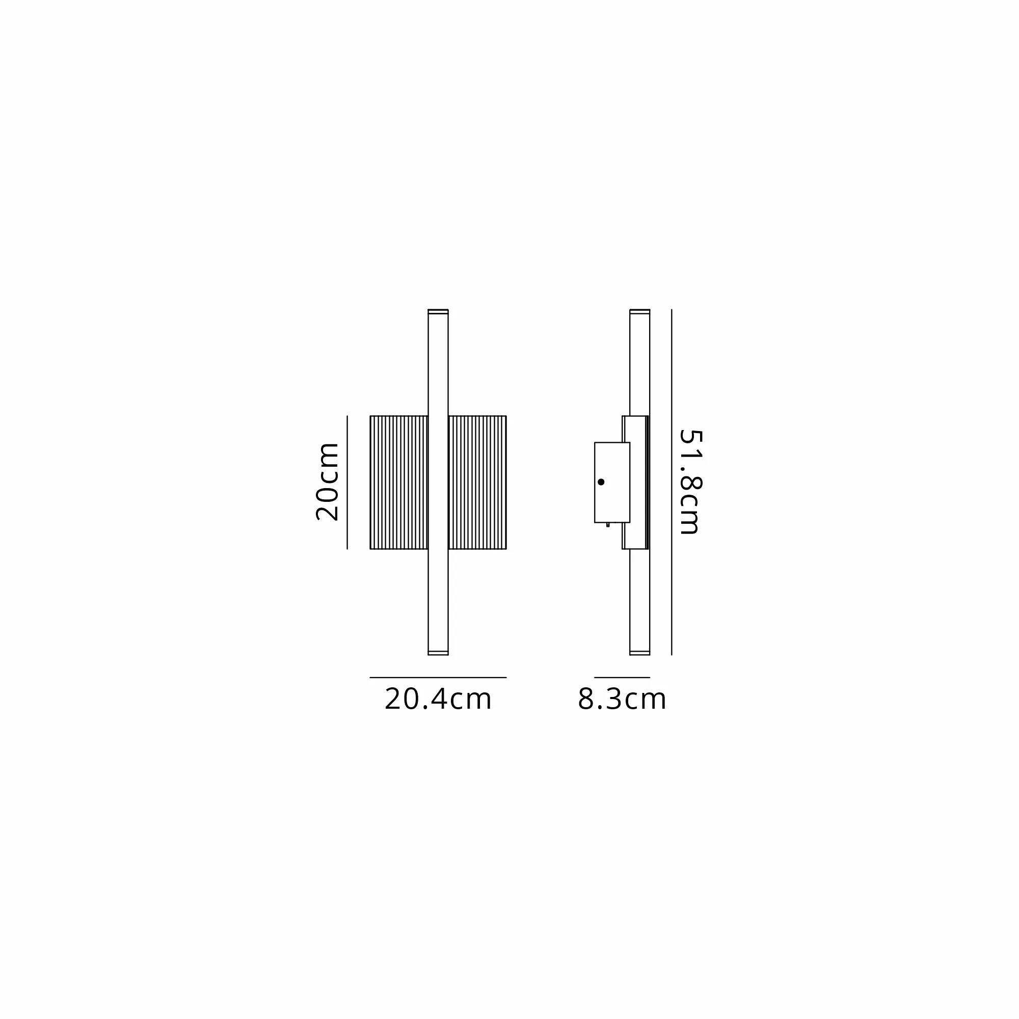 Vela Glass Wall Lights Mantra Signature Flush Wall Lights